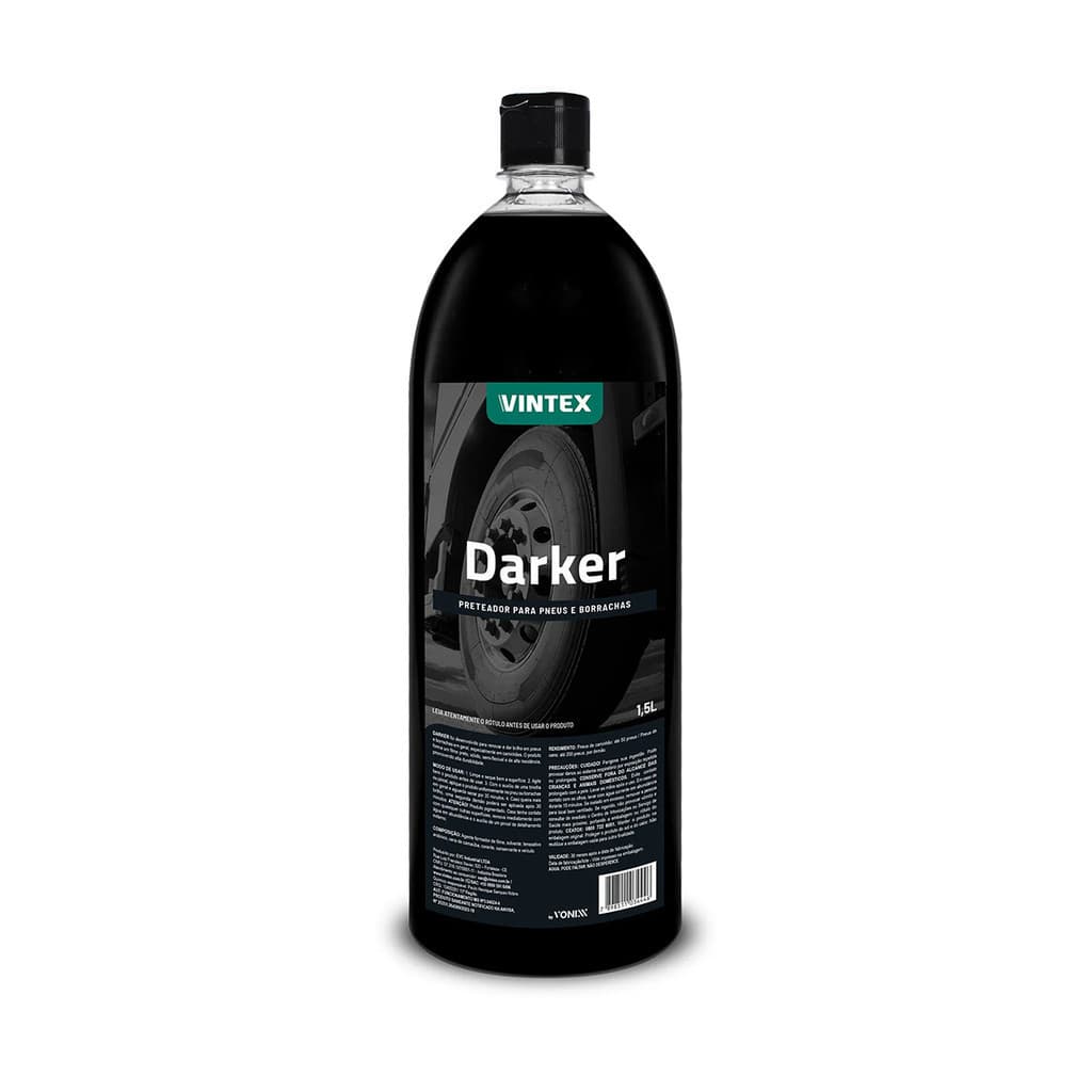 Preteador de Pneu e Borracha Pretinho Darker 1,5L Vintex