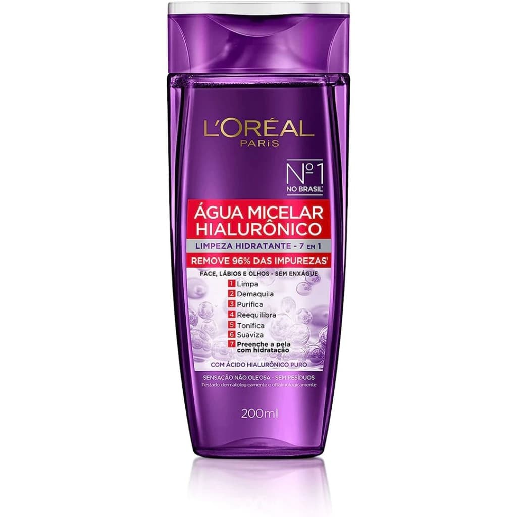 Água Micelar L'Oréal Paris Hialurônico Loreal 200ml