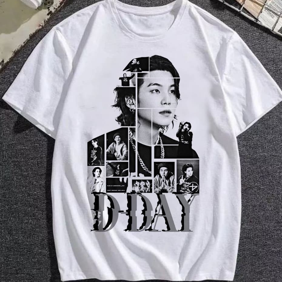 d day camiseta Agust D Suga Min Yoongi D Day unissex , bts