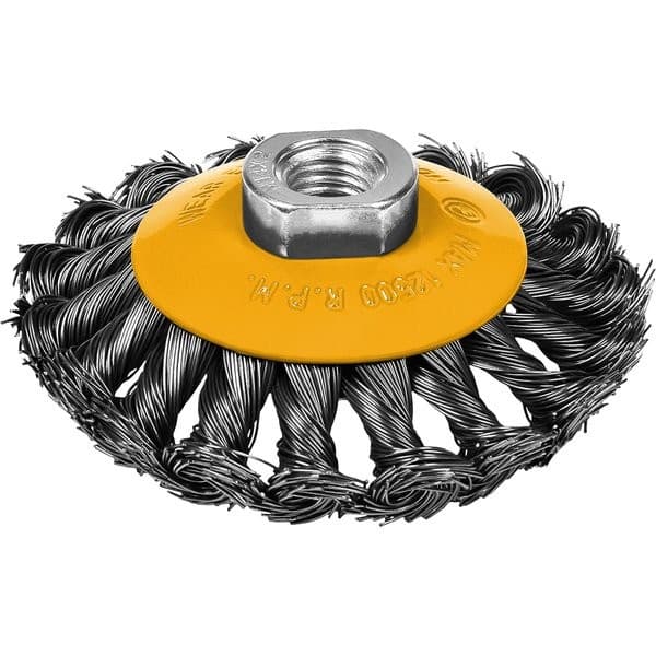 Escova de Aço Cônica Torcida 4’’ – 100mm Fertak