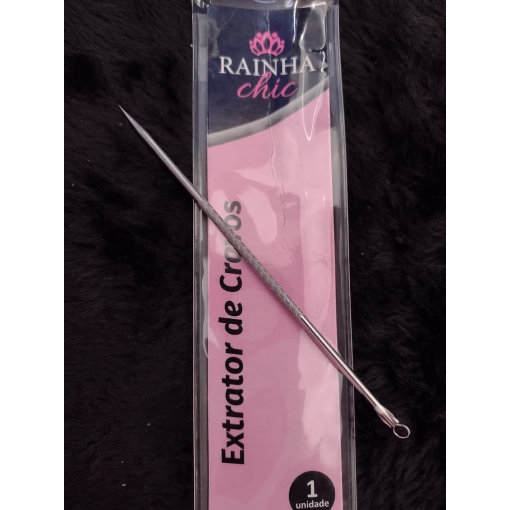 KIT 3 REMOVEDOR DE CRAVO ACNE ESPINHA PROFISSIONAL - RAINHA CHIC 2 em 1 RCB0054