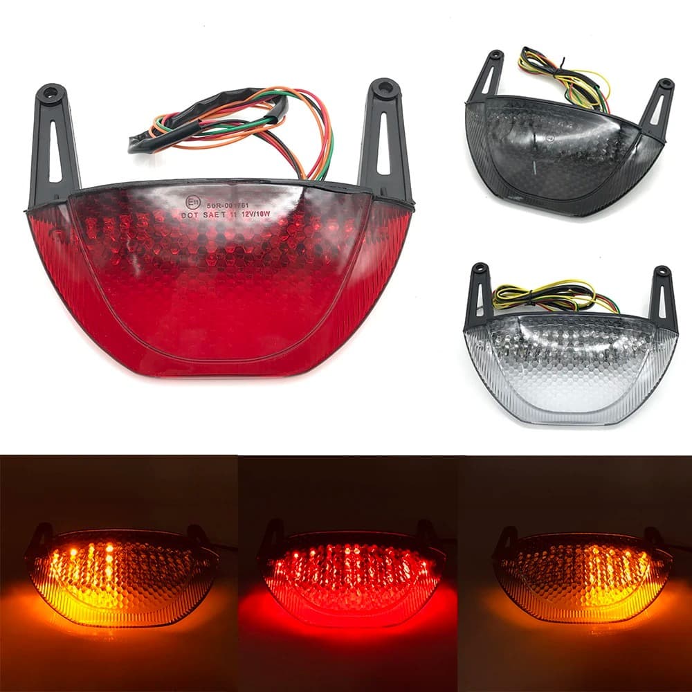 Para HONDA CBR600RR CBR600 CBR 600 RR F5 2007-2012 Luz De Travagem Da Motocicleta Sinalização De Giro Lâmpada Traseira