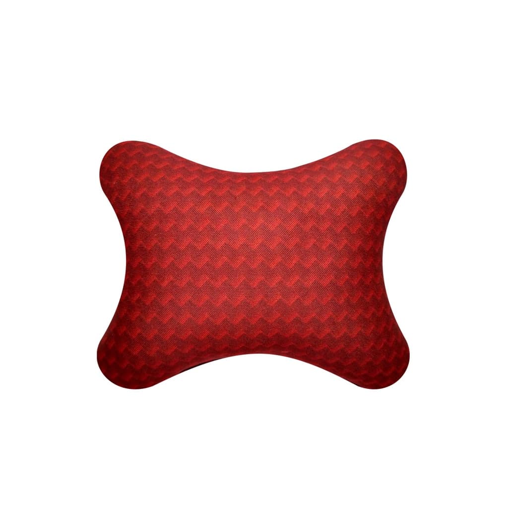 Almofada Apoio Cervical de Pescoço e Cabeça em Neoprene - Estampa Vermelha