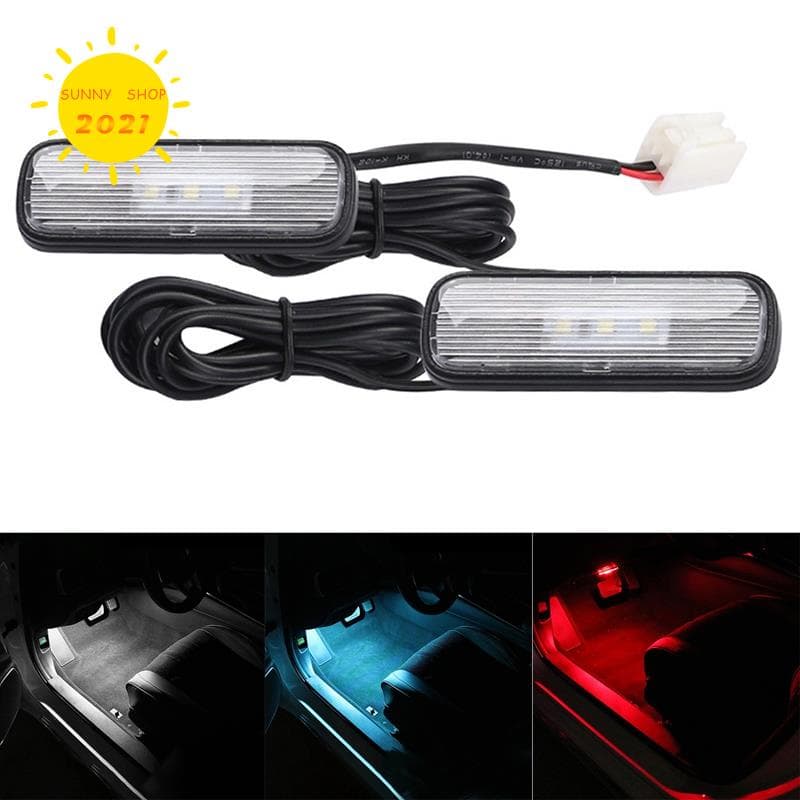 2PCS Luz De LED Para Decoração Da Atmosfera Interior Do Carro Pé Ambiente Honda Civic 10Th 2018-2020