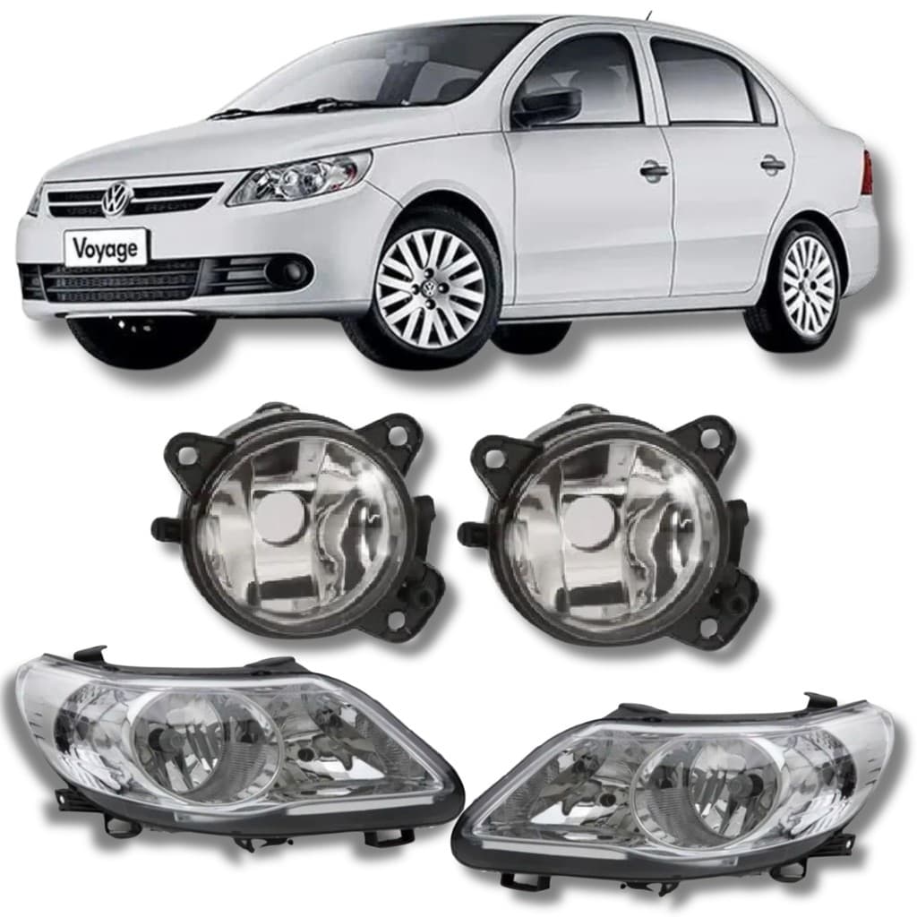 kit voyage G5 2009/2013 farol cromado farol de milha