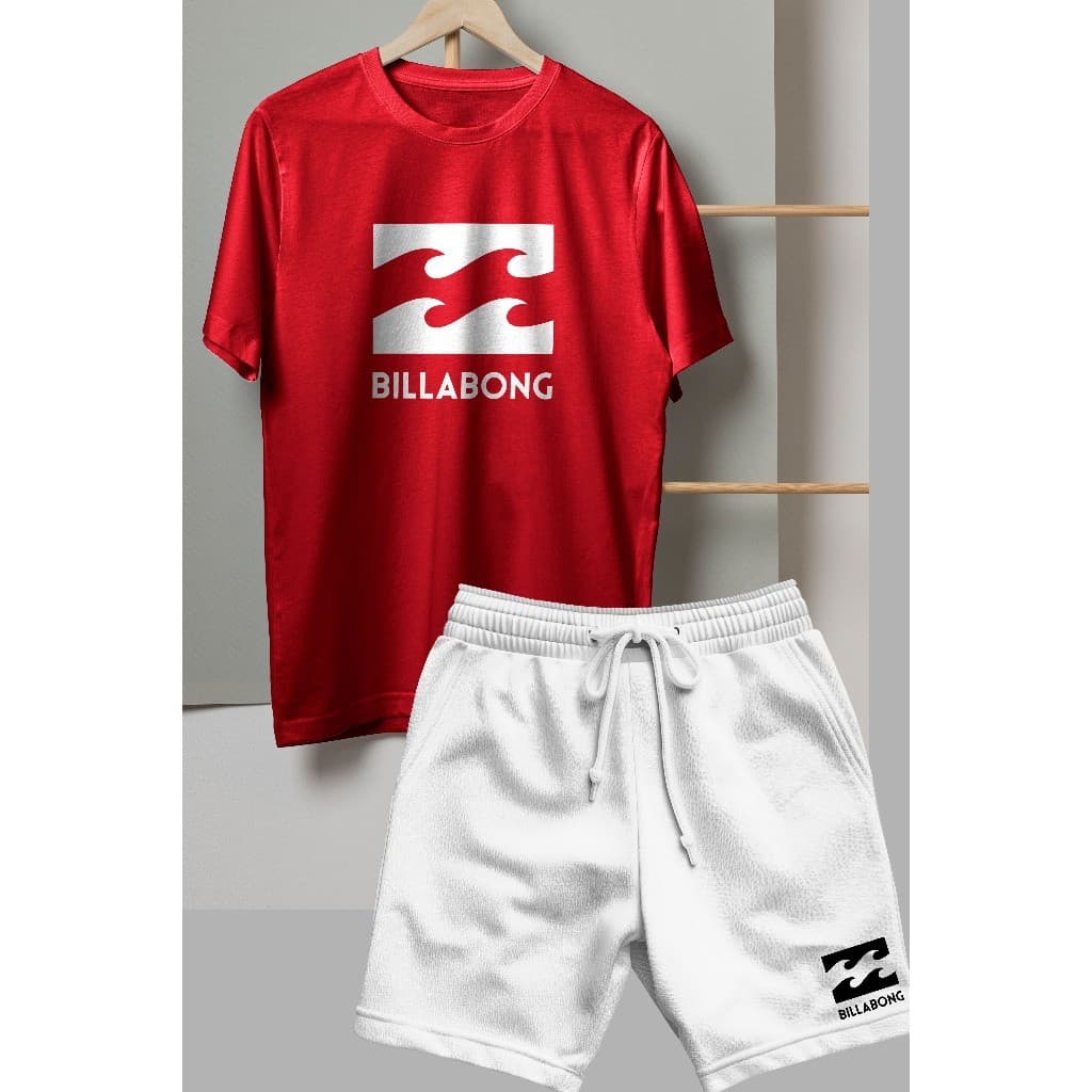 Conjunto Bermuda Moletom e Camiseta Billa Personalizado