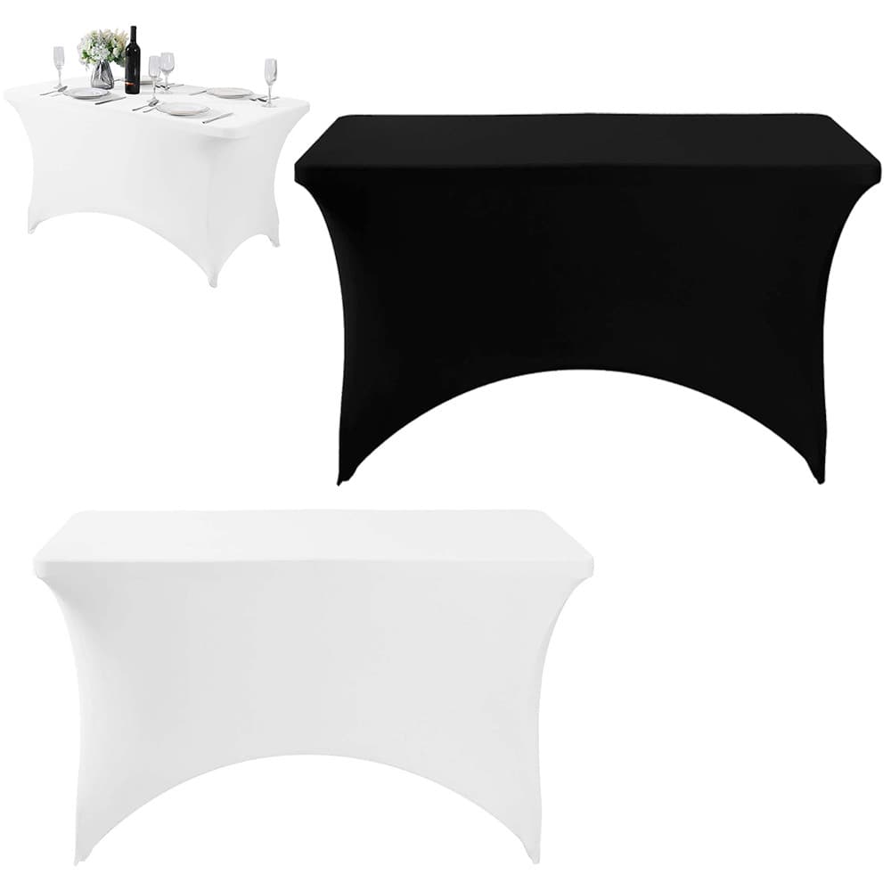 Toalha De Mesa Dobrável Para Evento De Festa Em Elastano De 1.22 m
