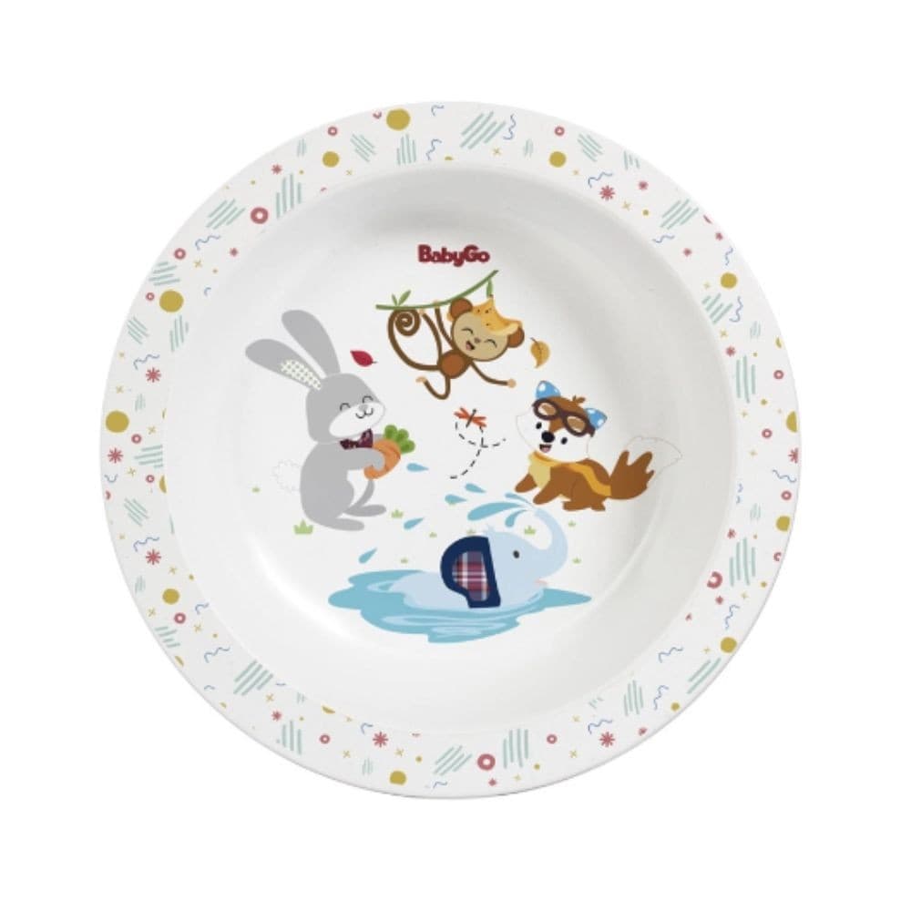 Prato Bowl Decorado Baby Go Natureza