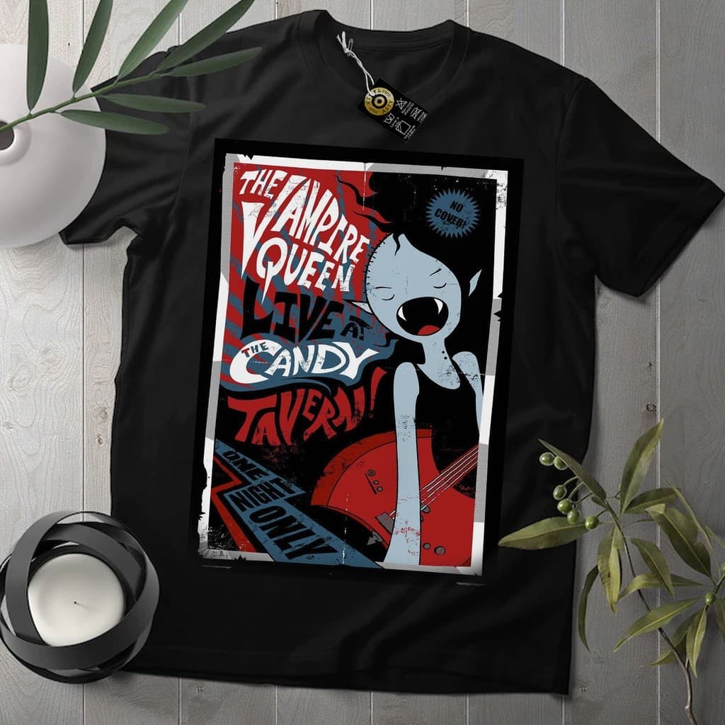 Camiseta Hora de Aventura - Marceline Rainha dos Vampiros top
