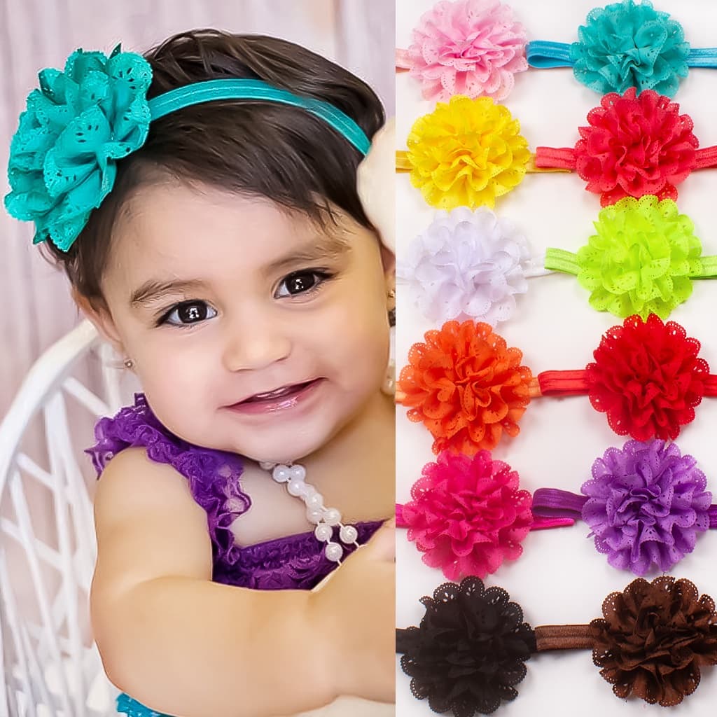 Lacinhos De Bebê Faixa De Cabelo Bebe Laços De Cabelo Infantil a-04