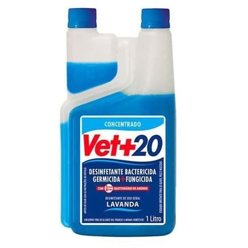 Desinfetante Bactericida Concentrado Vet+20 Lavanda 1l