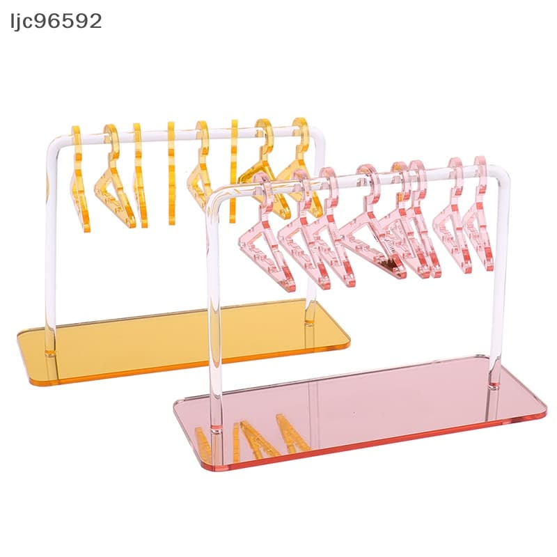 [ljc96592] Expositor De Brincos De 1 Conjunto Em Forma De Cabide Acrílico [BR]