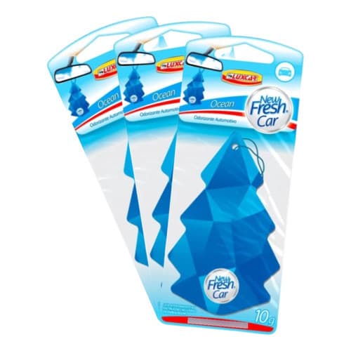 Kit 3 Cheirinho Carro Odorizante New Fresh Fun Carro Novo