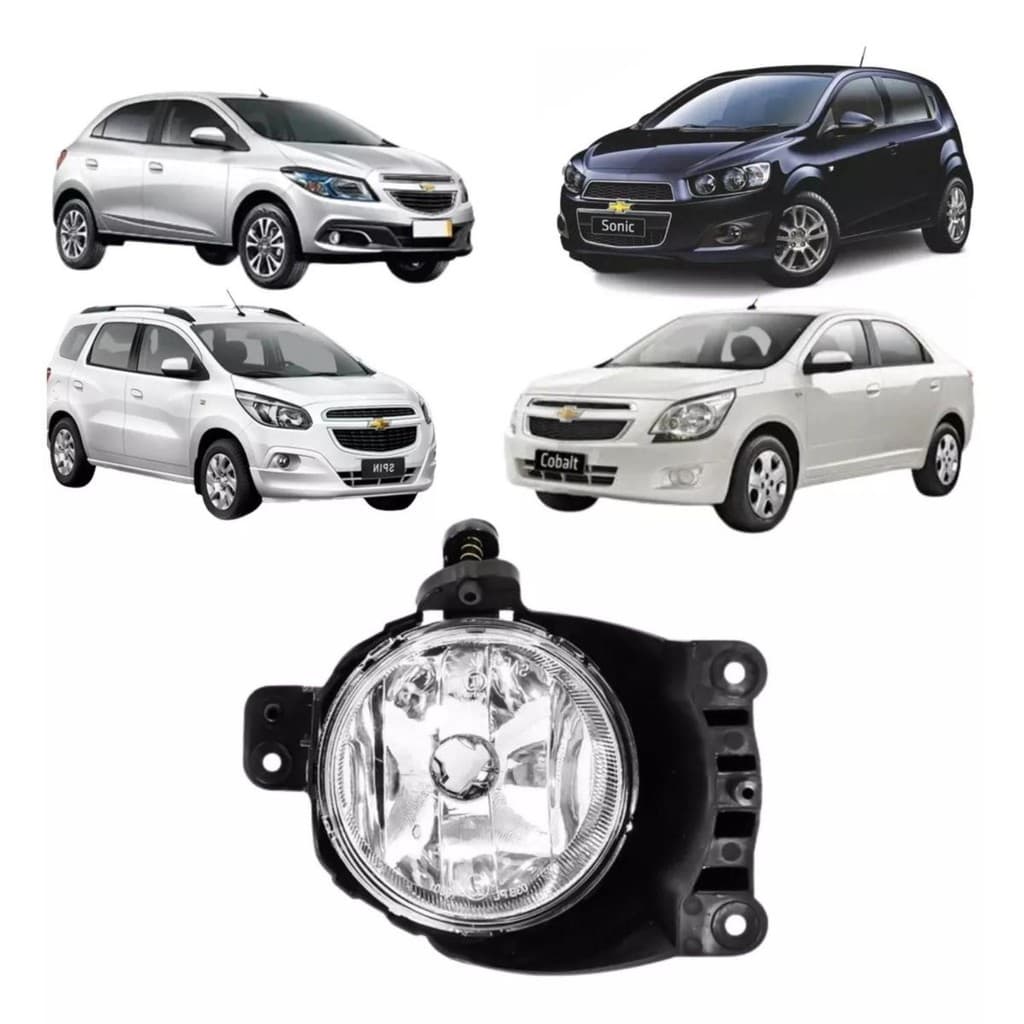Farol milha onix prisma cobalt sonic spin neblina 11/17