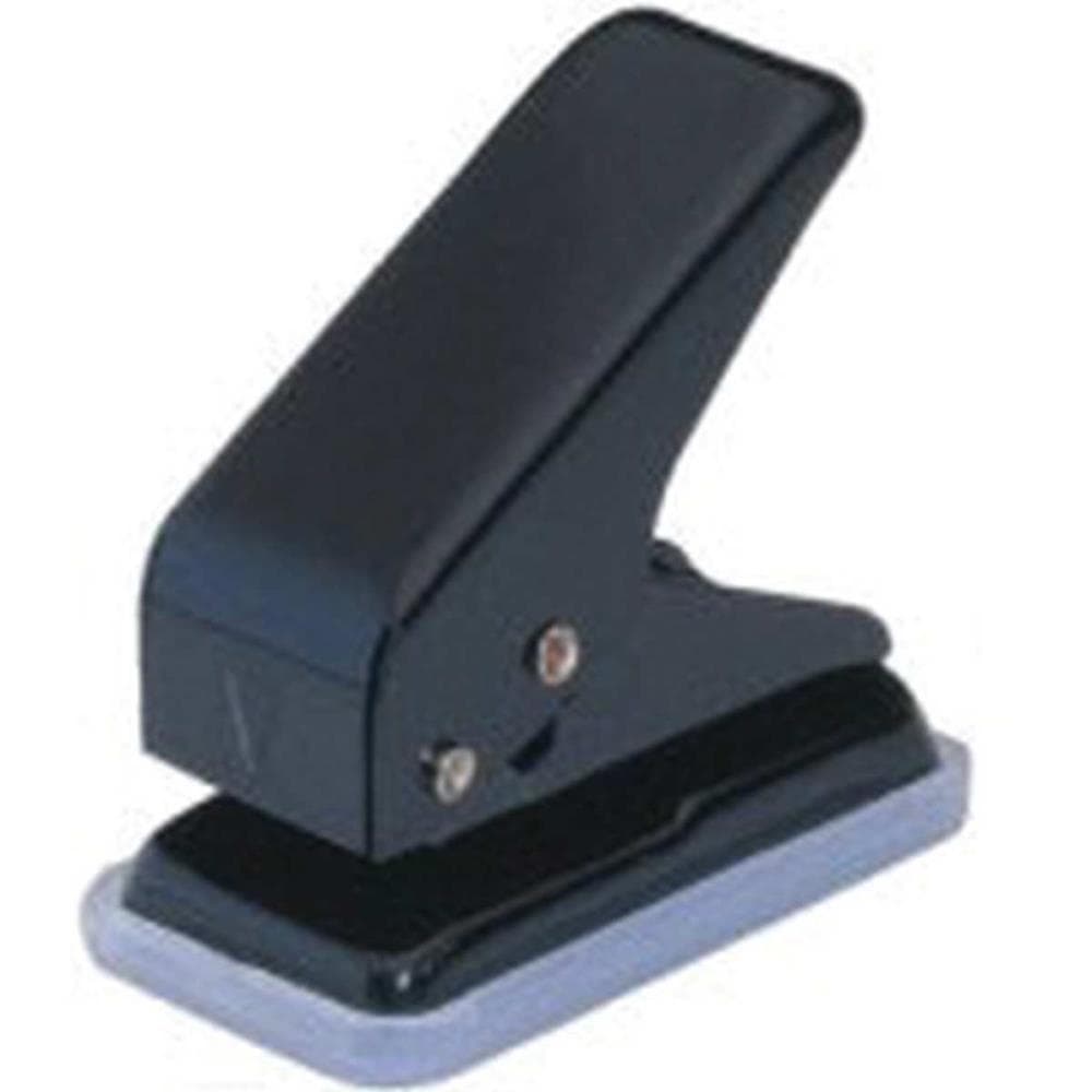 Perfurador Furador 1 Furo 10 Folhas Papel Preto Metal CIS 101