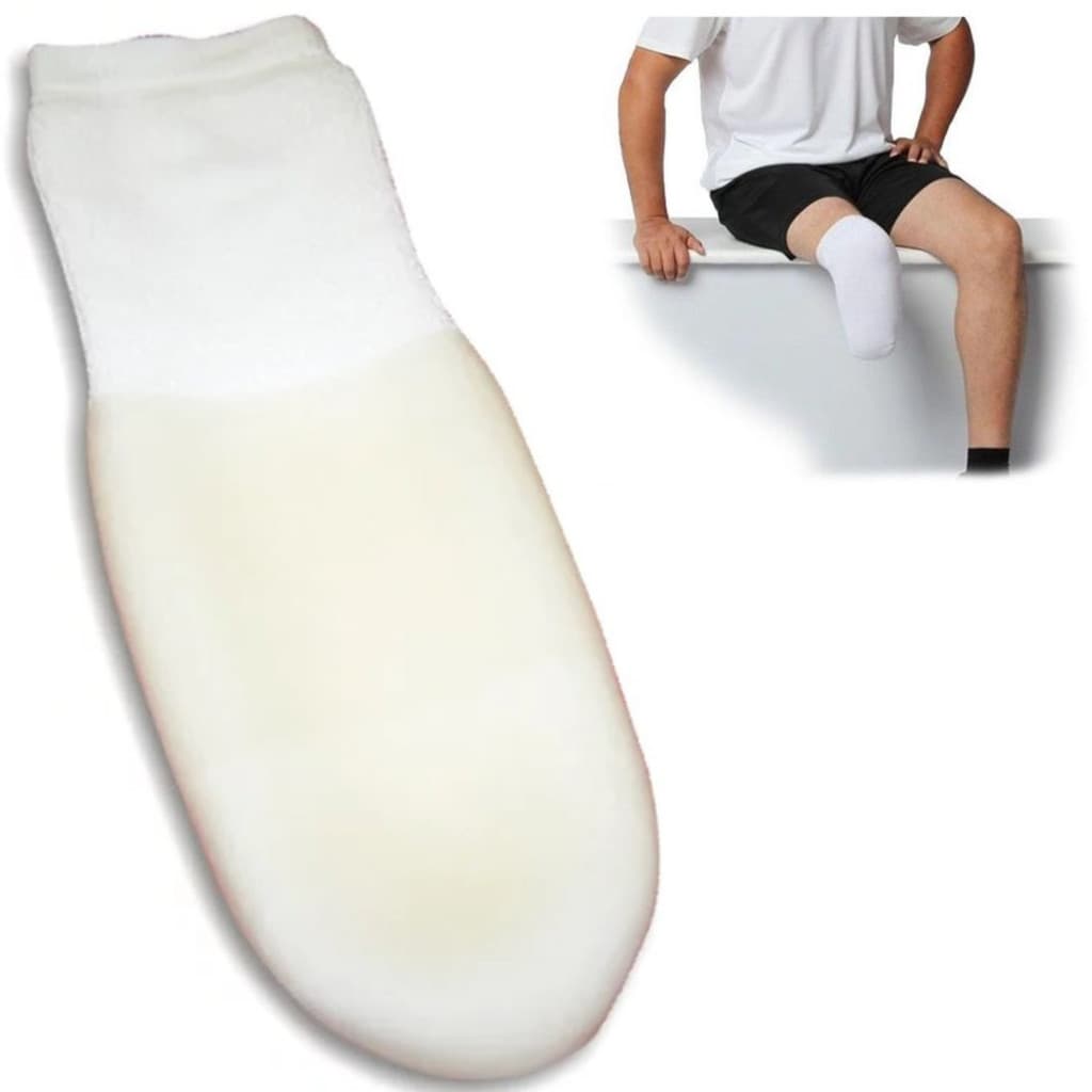 Meia Softgel Para Coto Amputação Transtibial Gel Confortável