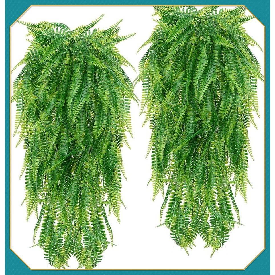 82cm Plantas Artificiais Penduradas Na Folha de Samambaia De Vinhas Falsas Em Hera Verdes Decorativas