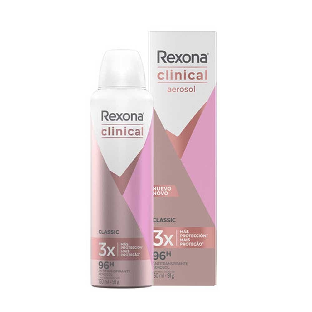 Desodorante Aerosol Rexona Clinical Classic - 150ml