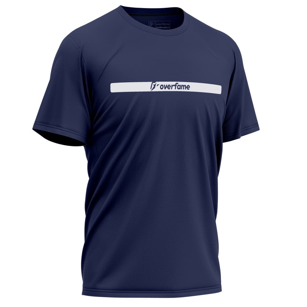 Camiseta Masculina Esportiva Overfame Box to Box Azul