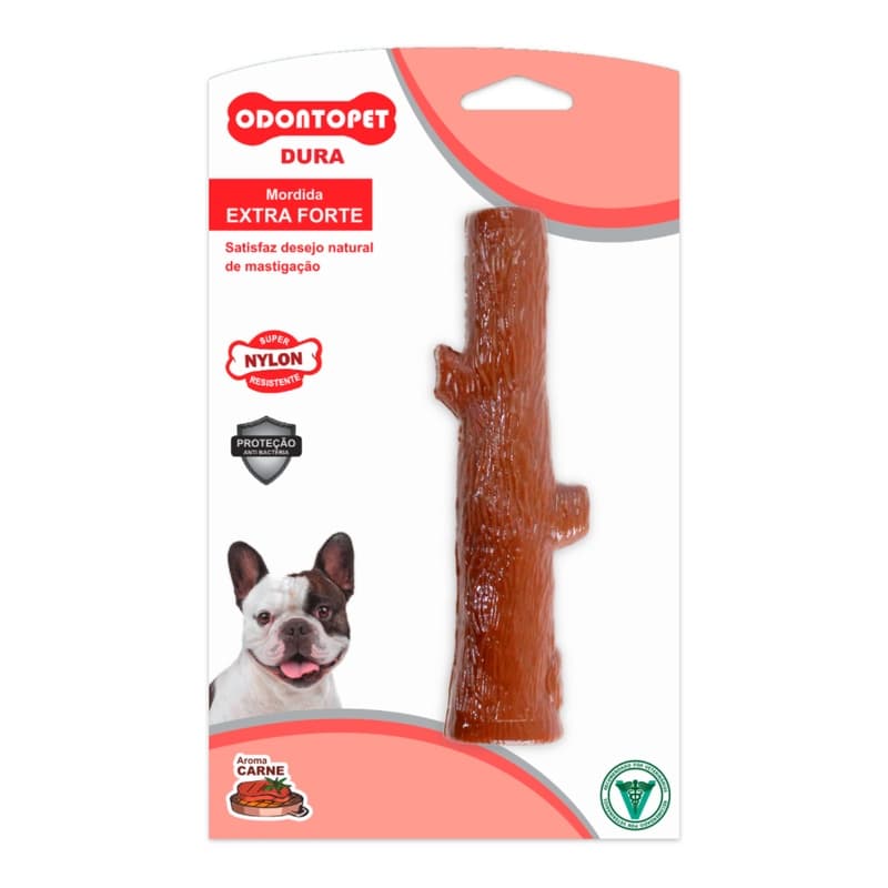 Brinquedo Mordedor Pet Nylon Tronco 15kg Cachorro Odontopet Caes Cachorro Morder Roer Resistente Limpeza Oral