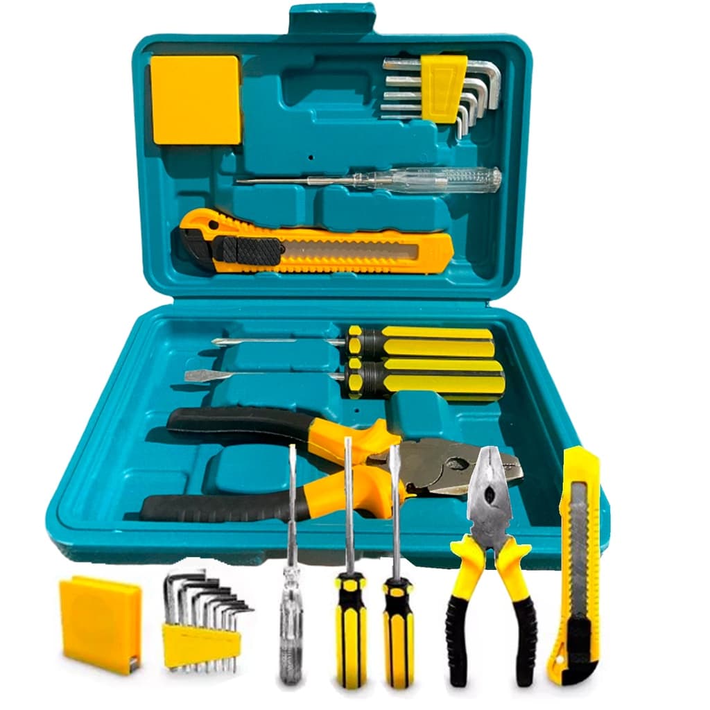 kit jogo ferramenta caixa maleta 11 peças Multiuso portátil