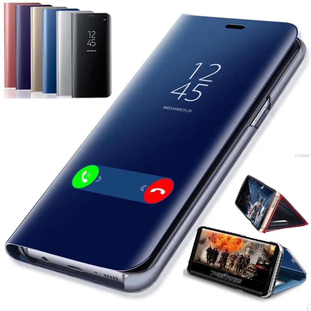 Ver Espelho Inteligente Caso Magnético Para iPhone 17 16 Pro Max 14 15 Pro Max 16 Plus Luxo Telefone Flip Suporte Capa