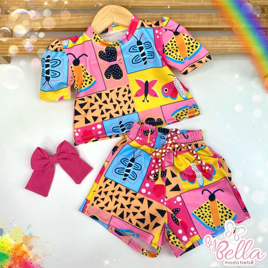 CONJUNTO INFANTIL EM MALHA MENINA CAMILA