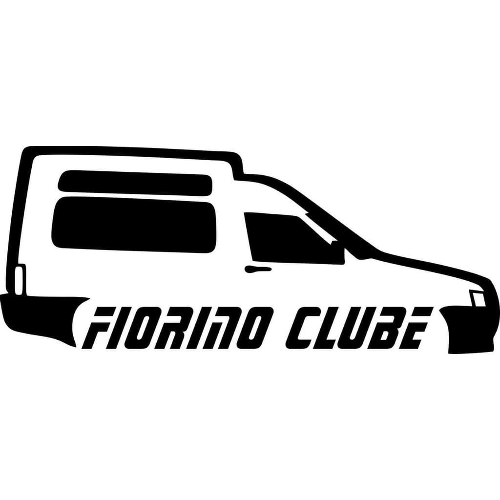 Adesivo Decorativo Carro Fiorino Clube Quadrada