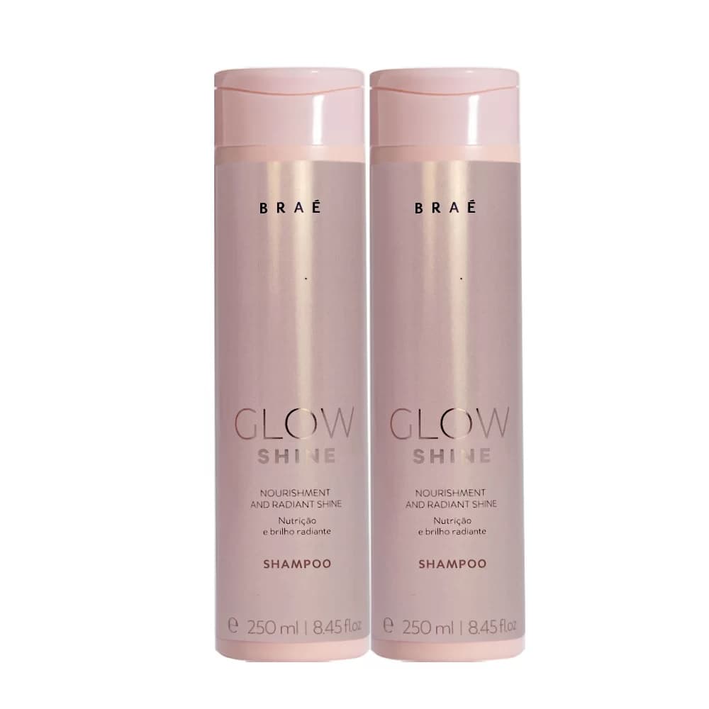 Kit Braé Glow Shine Duo Shampoo E Condicionador - 2x250ml