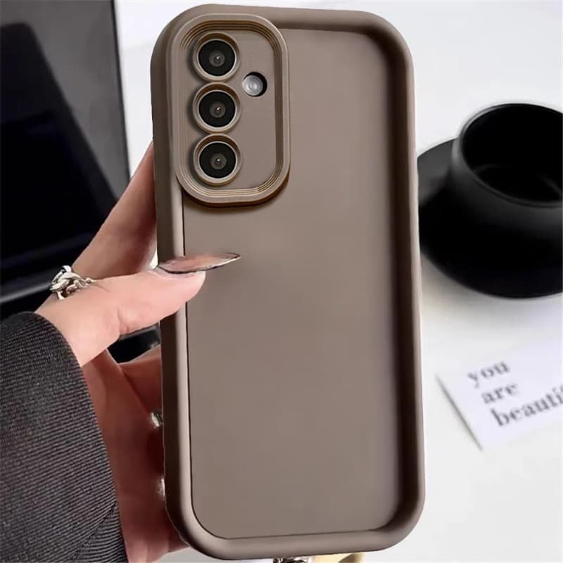 Para Samsung Galaxy S26 S25 FE A37 A57 A07 A17 A06 A16 A56 A35 A55 A24 A25 A15 A14 A34 A54 4G 5G Capa De Silicone Fosco