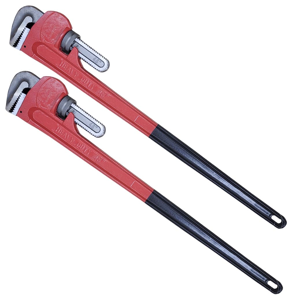 Kit 2 Chave Grifo Americana Cano 48 Pol 1,22M Pro Tradestar