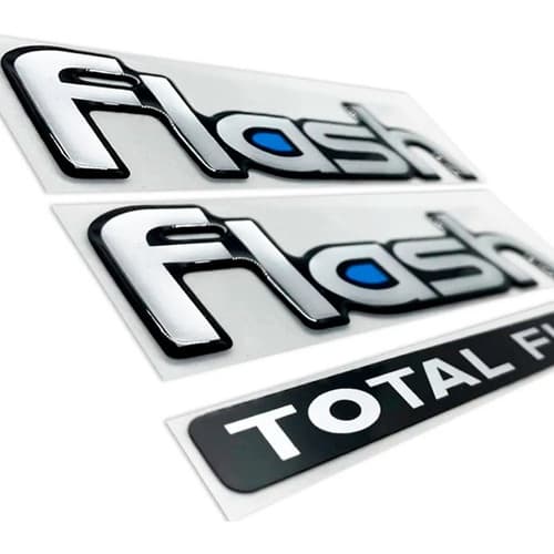 Kit Emblema Flash Golf 99/06 + Adesivo Total Flex Volkswagen