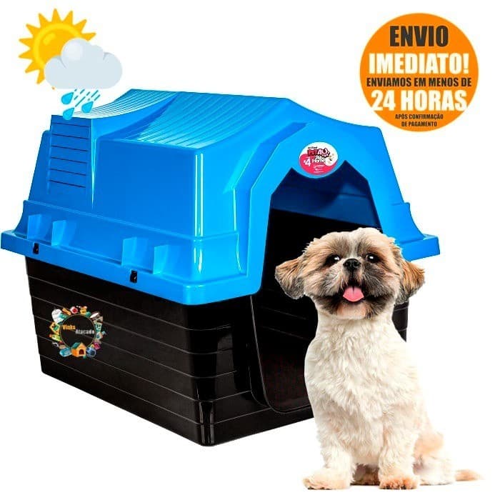 Casa Plastica Pet House N2 Para Cachorro Gatos Coelho Porte Pequeno Casa Plastico Jel Plast Ihasa Shitzu Número 2