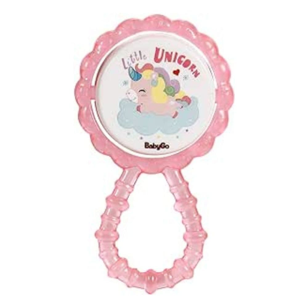 Chocalho Mordedor - Unicornio Rosa