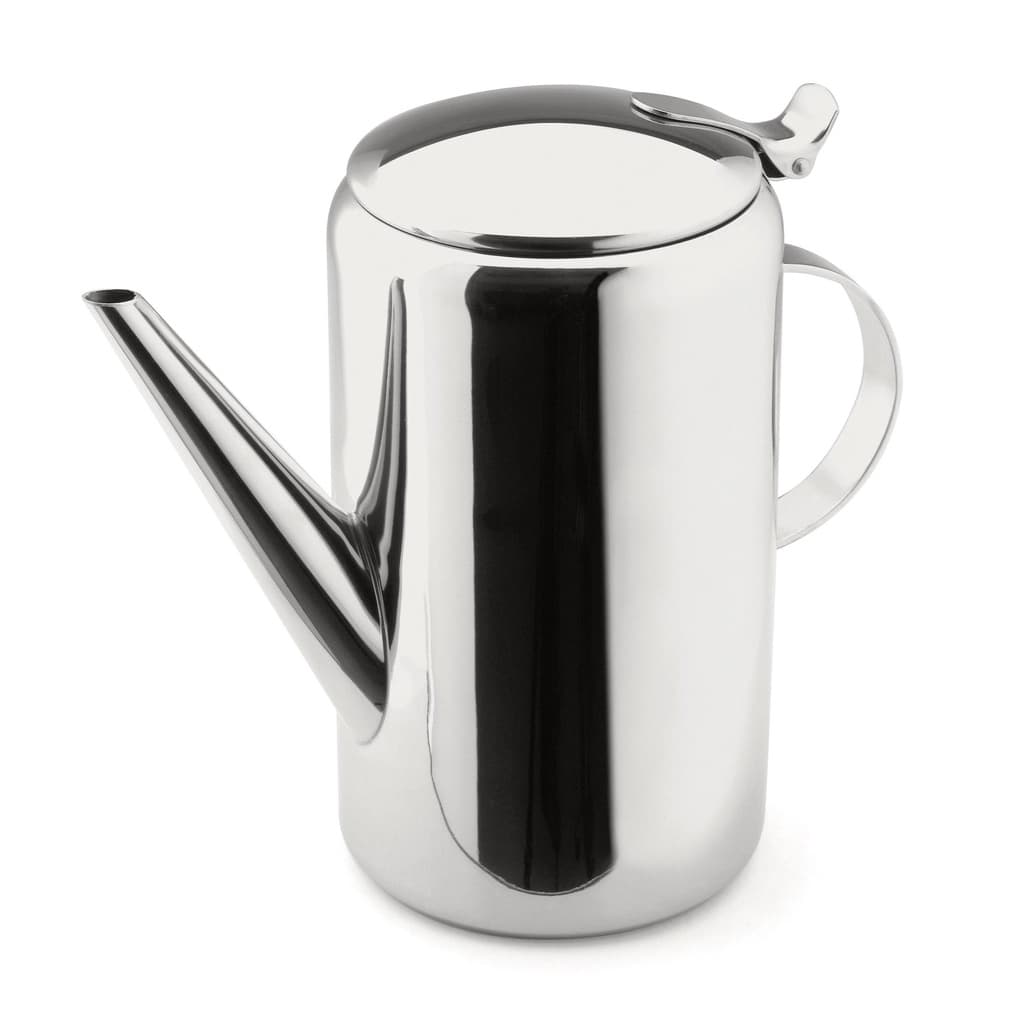 Bule Para Café Com Bico Aço Inox Café Leiteira 1,2 Litros Serviço Servir Chá Leite Mesa Posta Alto Padrão Qualidade Forma Inox