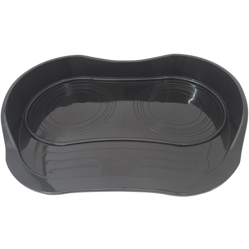 Suporte Para Comedouro Bebedouro Bandeja Pet Alimento Ração Cachorro Cães Gatos Plástico Furacão Pet