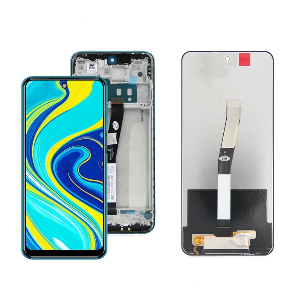 6.67'' Premium Display Para Xiaomi Redmi Note 9S&Note 9 Pro Vivid Tela Frontal Com Aro Lcd