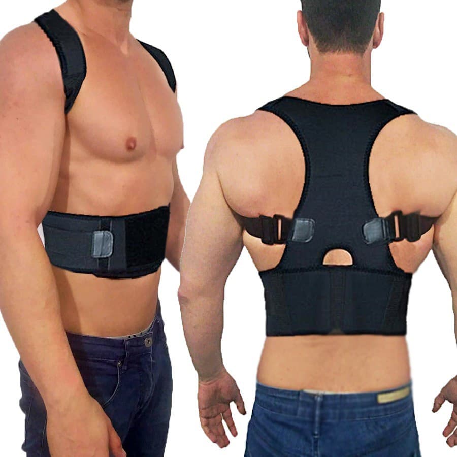 Cinta Colete Corretor Doctor Magnetico Postura Coluna Lombar Regula Magnética alívio de dores nas costas cervical ombros ajustável
