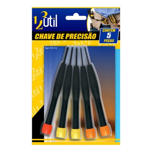 Kit 5 Peças Conjunto De Chaves De Precisão Torx Reparos