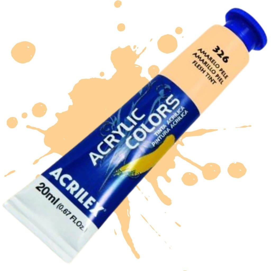 Tinta Acrílica Acrylic Colors 20ml 326 - Amarelo Pele