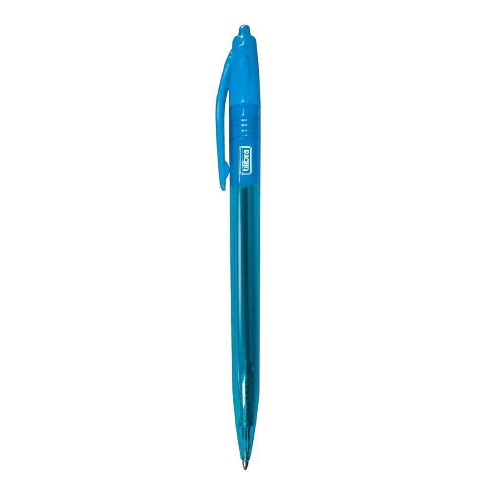 Caneta Esferográfica 1.0mm Azul Max Neon Tilibra