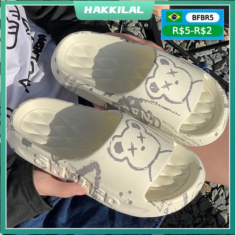 Chinelos Masculinos , Adequados Para Uso Ao Ar Livre No Verão . Modernos Banheiro , Antiderrapantes E Internos Homens