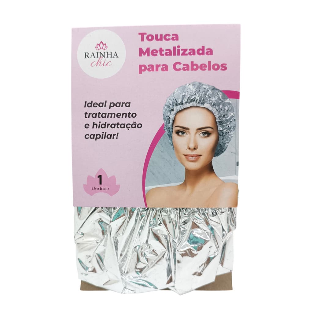 Touca Térmica Alumínio Profissional P/ Hidratação Tintura E Banho De Creme Cabo De Alumínio Laminação