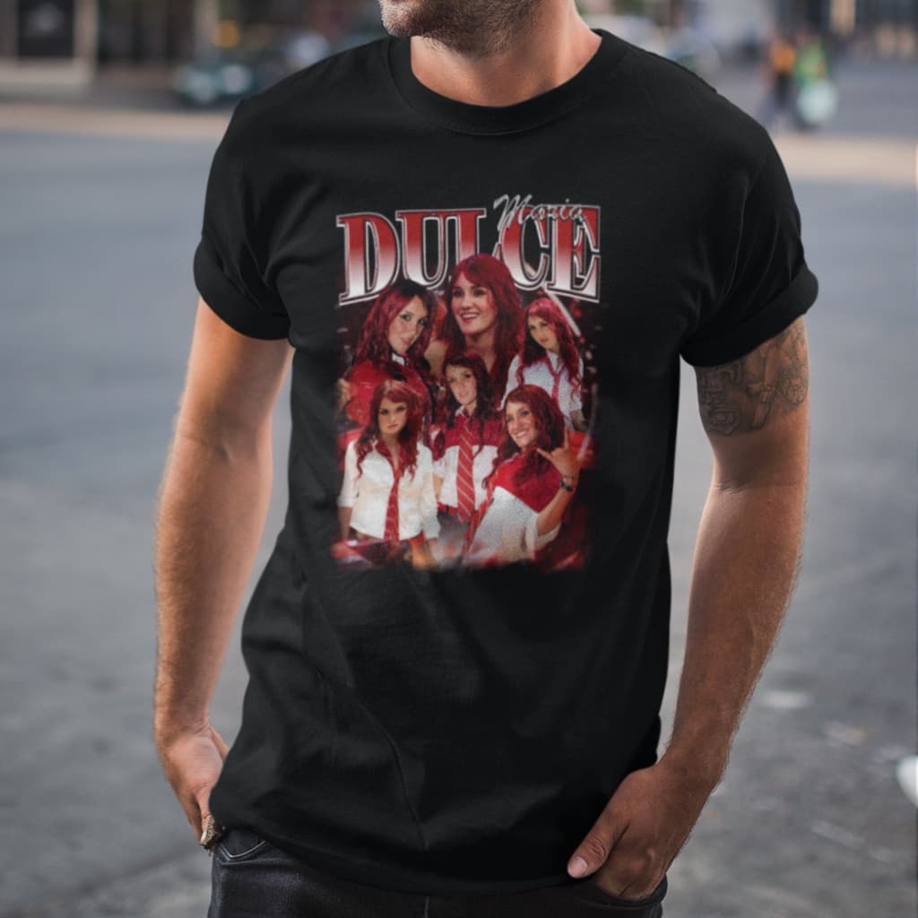 Camisa Básica Cantora Dulce Maria Cantora Soy Rebelde Tour