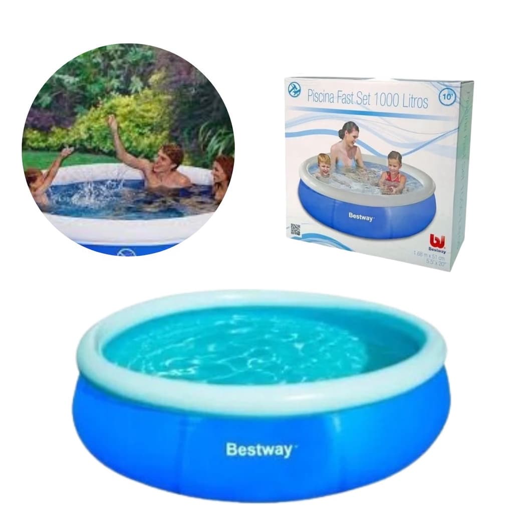 Piscina Infantil Redonda Inflável 1000 Litros Bestway