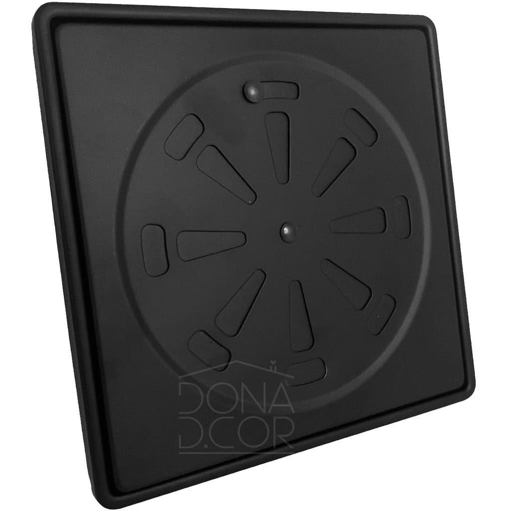 Porta Grelha E Ralo Abre Fecha 15cm Caixilho Inox Kit Ralo Quadrado Com Suporte Para Banheiro Box