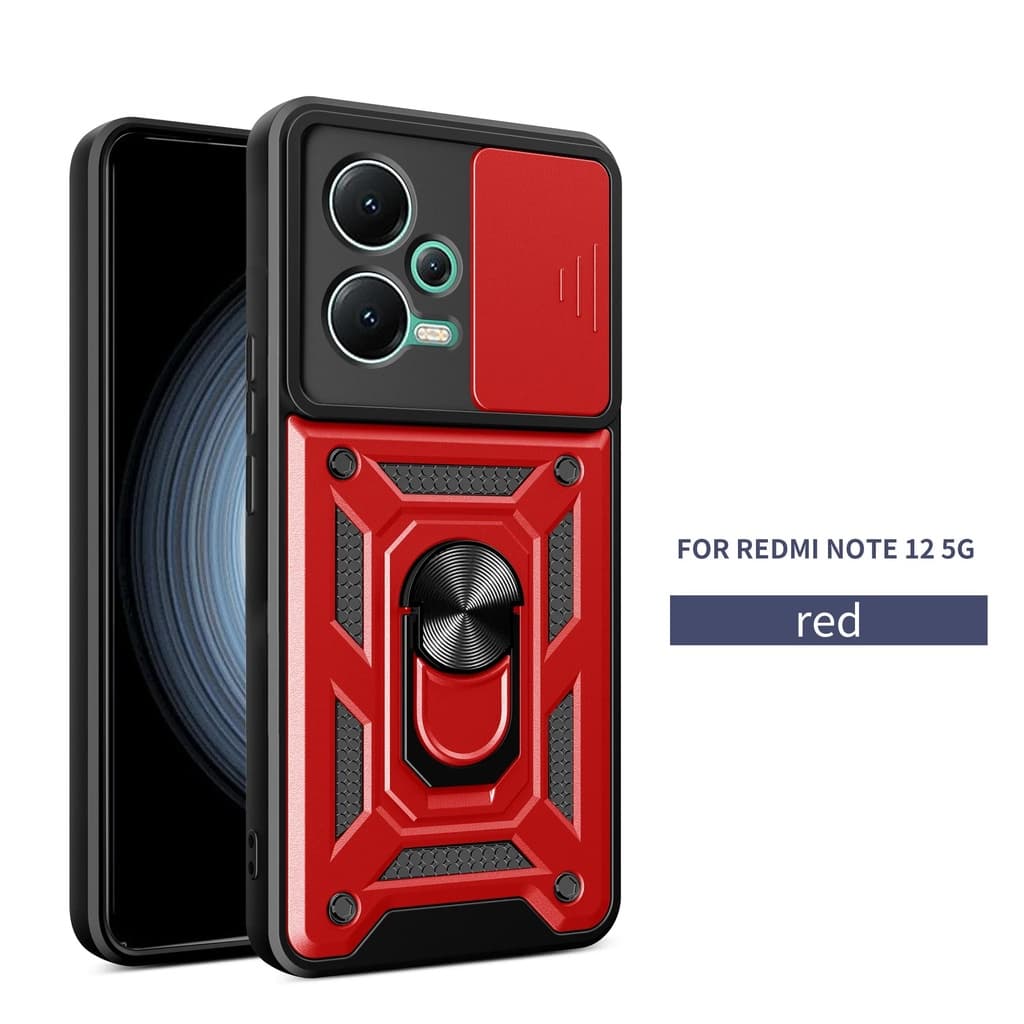Para XIAOMI 13 Lite Civi 2 13T 13T PRO 12T 12T 12 12 5G 12 X 12 Armadura Porta-Anel À Prova De Choque Câmera Deslizante