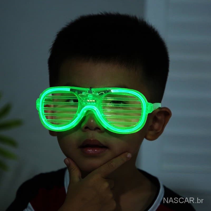 Óculos luminosos/persianas/óculos led/óculos fluorescentes de luz fria/brinquedos luminosos para crianças
