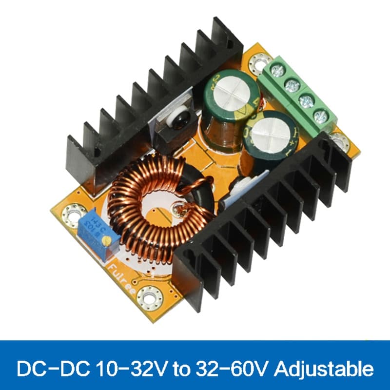 12V A 48V 60V DC-10-32V 32-60V Boost Módulo De Fonte De Alimentação Ajustável Step Up Converter Carregamento De Bateria
