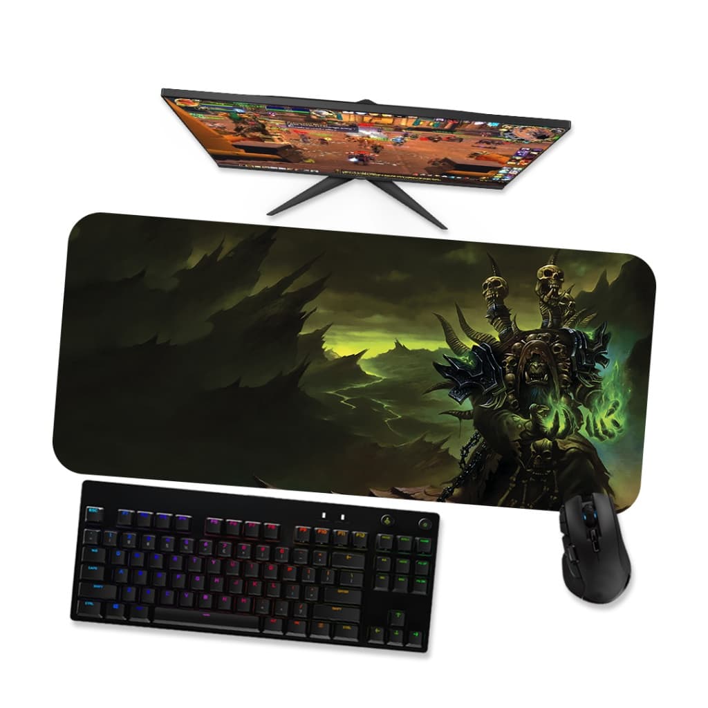 Mouse Pad Gamer Grande WOW GULDAN 90x40 80x40 60x40 70x30 45x40